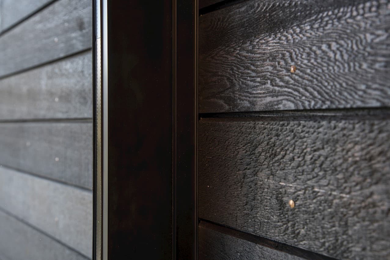 Cedar cladding detail