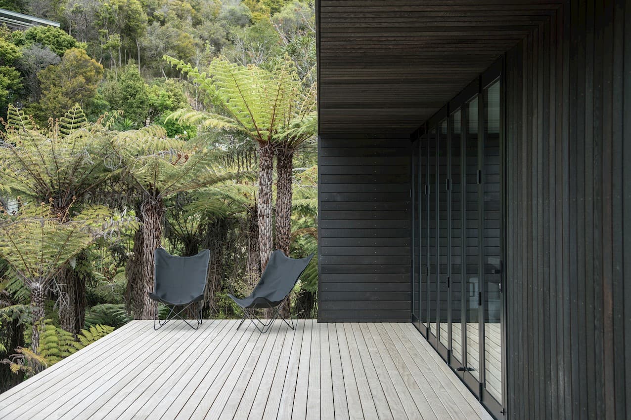 The deck corner