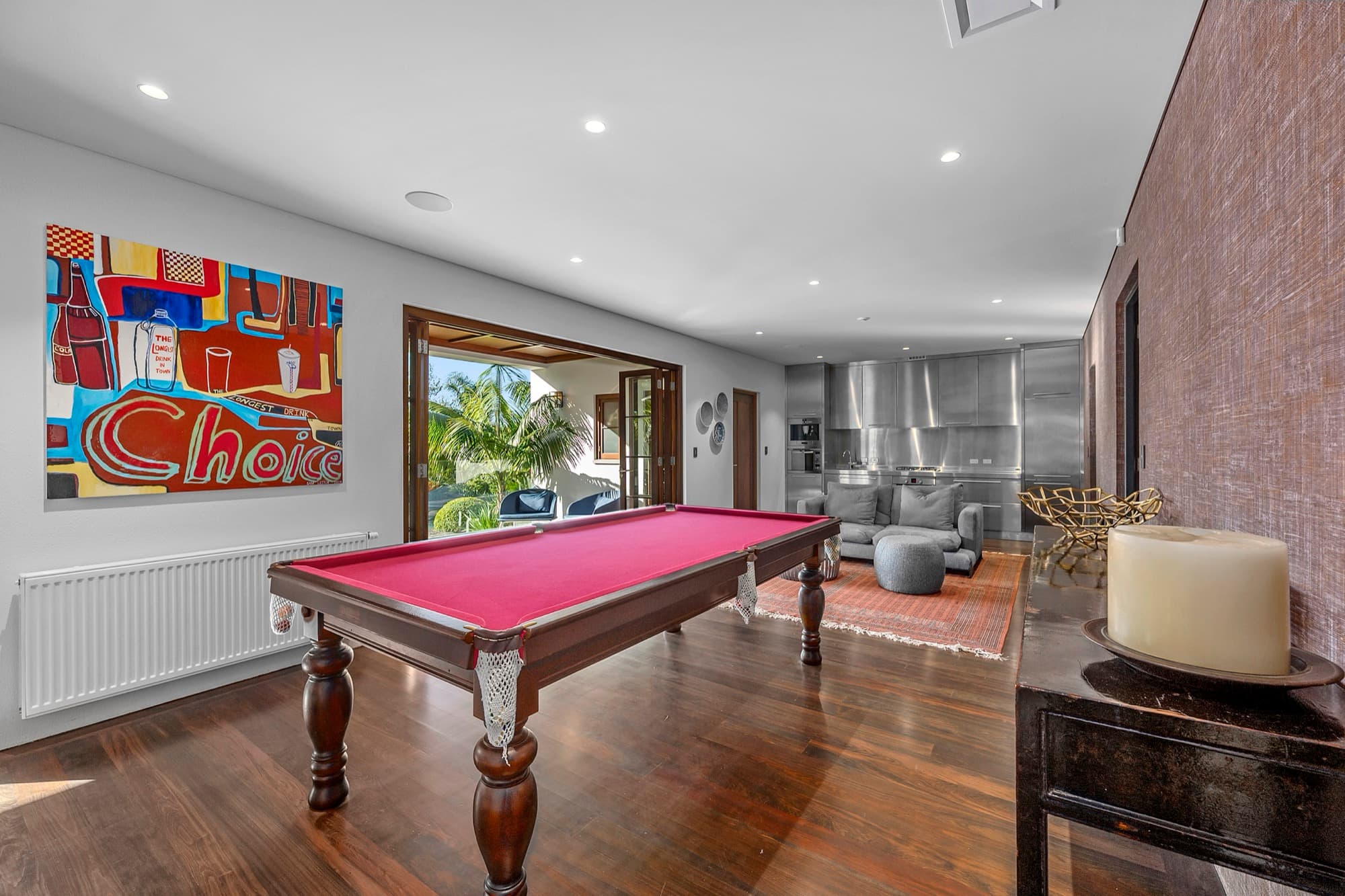 The games room