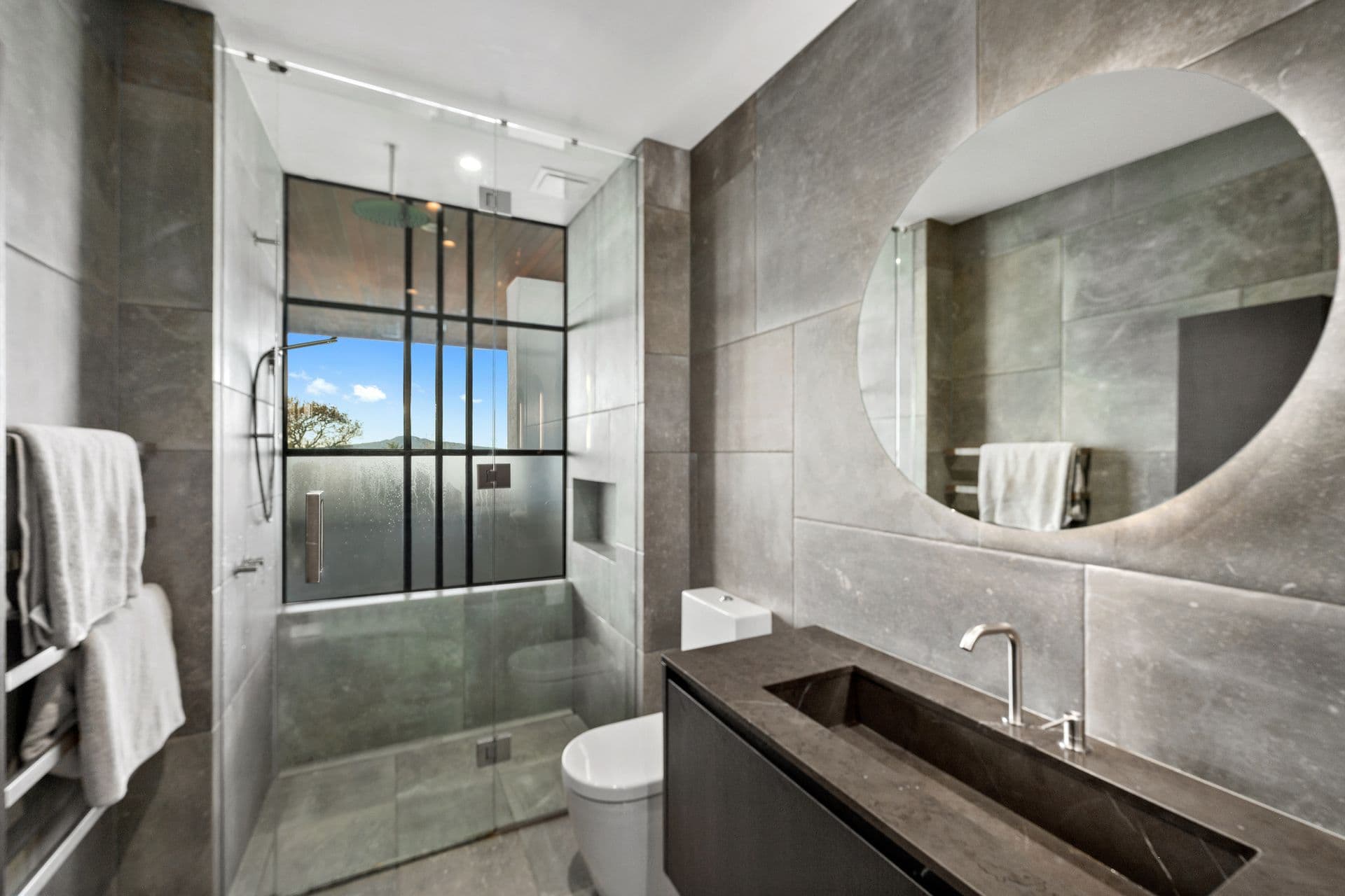 Glazed shower