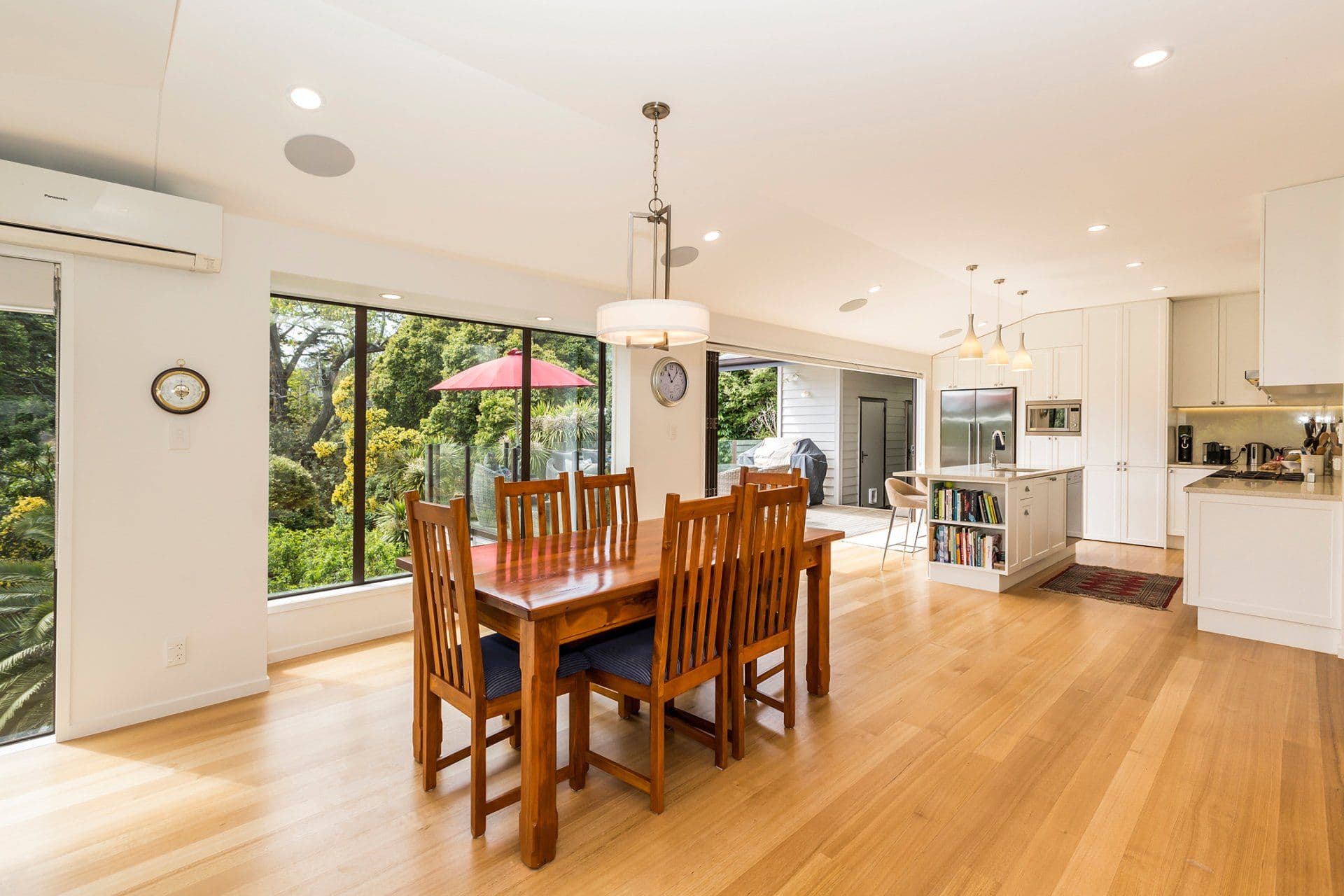 Dining and kitchen