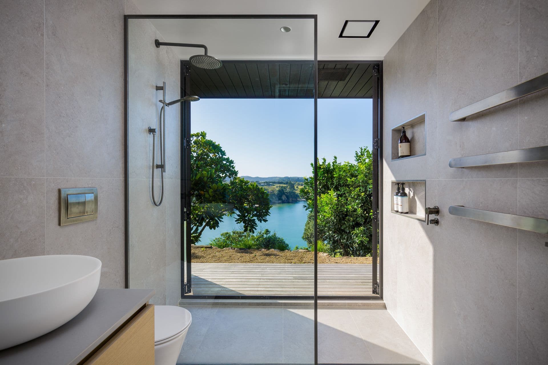 The bath, bush and bay beyond